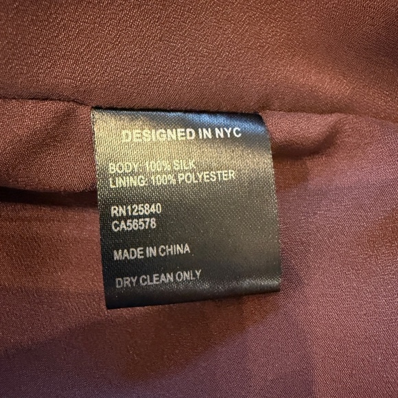 Intermix Madeline Silk Floral Long Sleeve Mini Dress 45430 - Picture 10 of 12